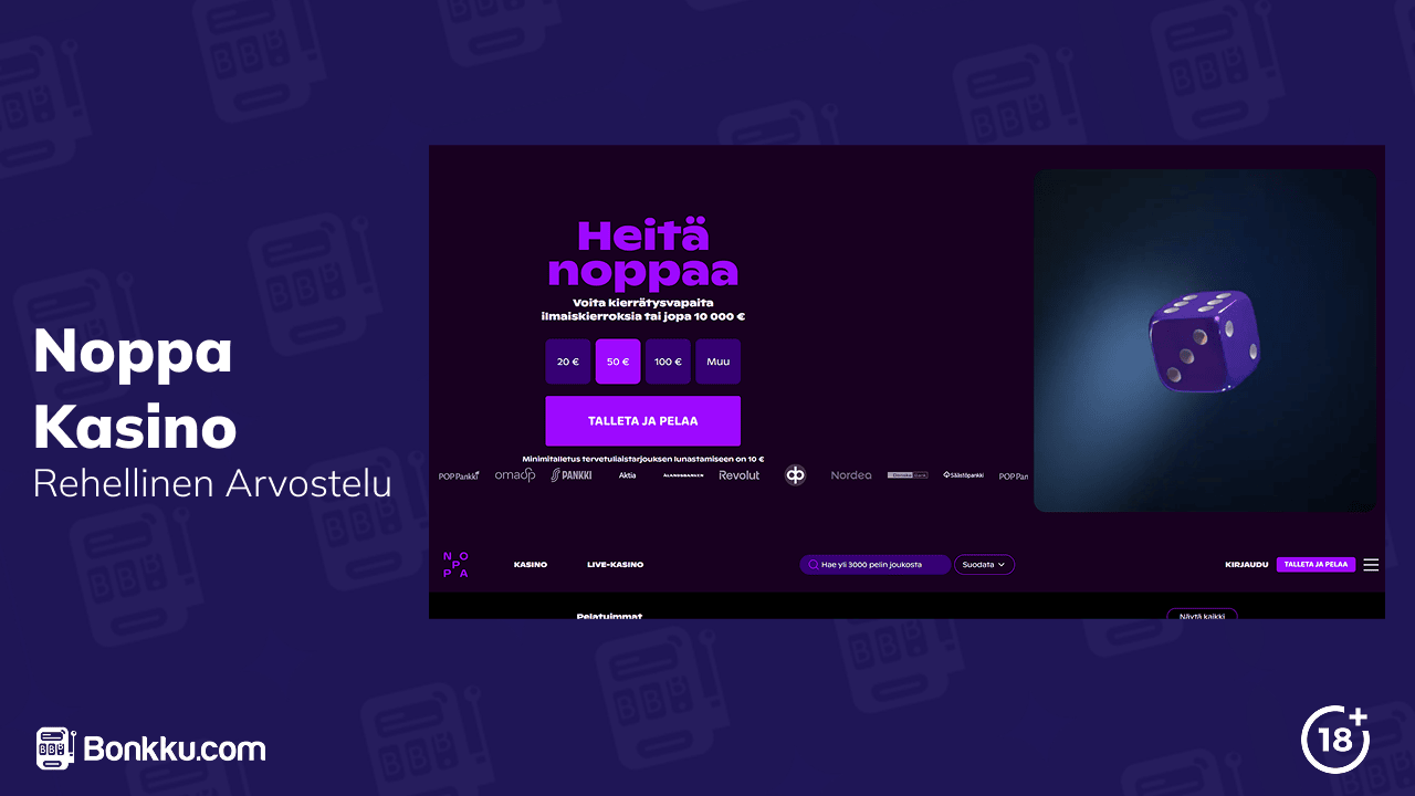 noppa kasino arvostelu