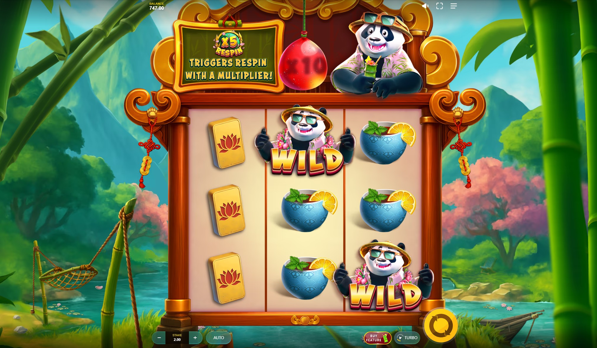 panda goes boom slot