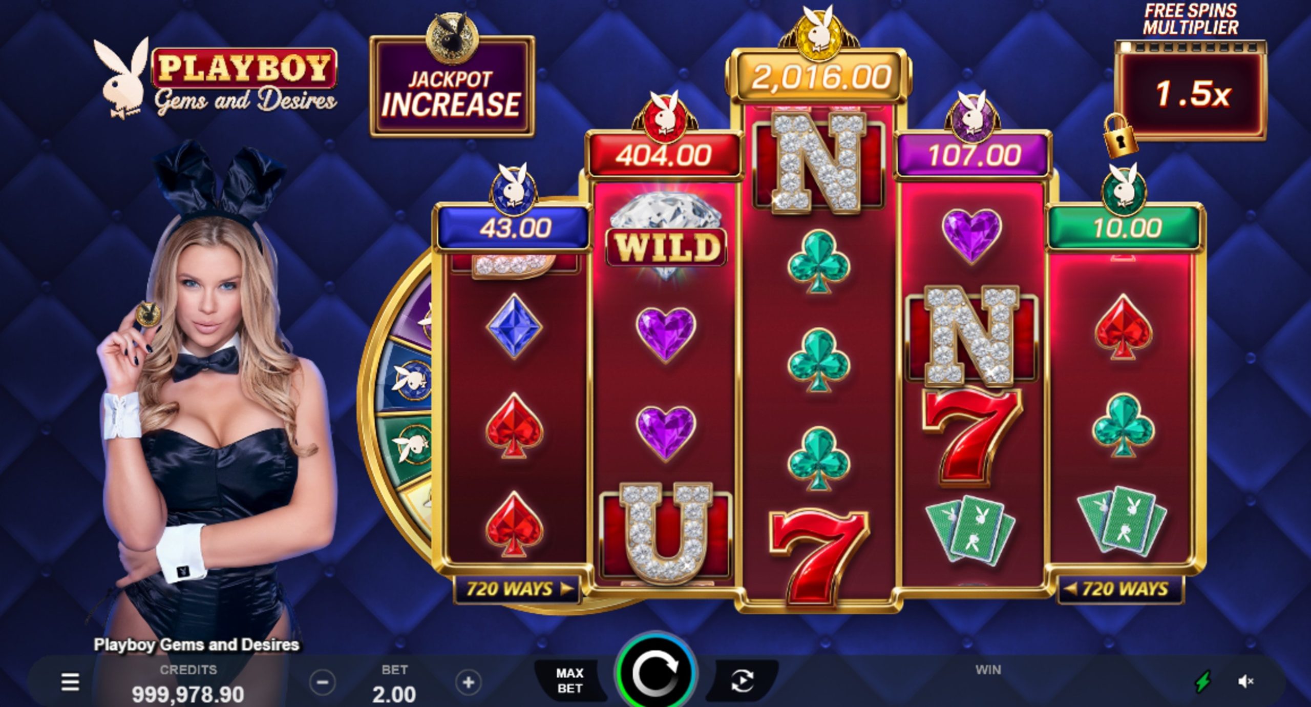 playboy gems and desires slot