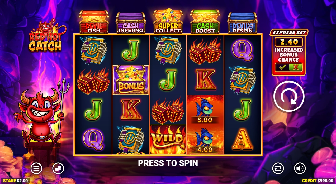 red hot catch slot