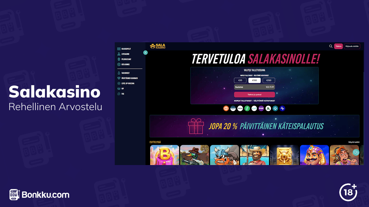 salakasino arvostelu