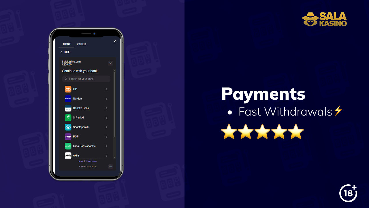 salakasino payments