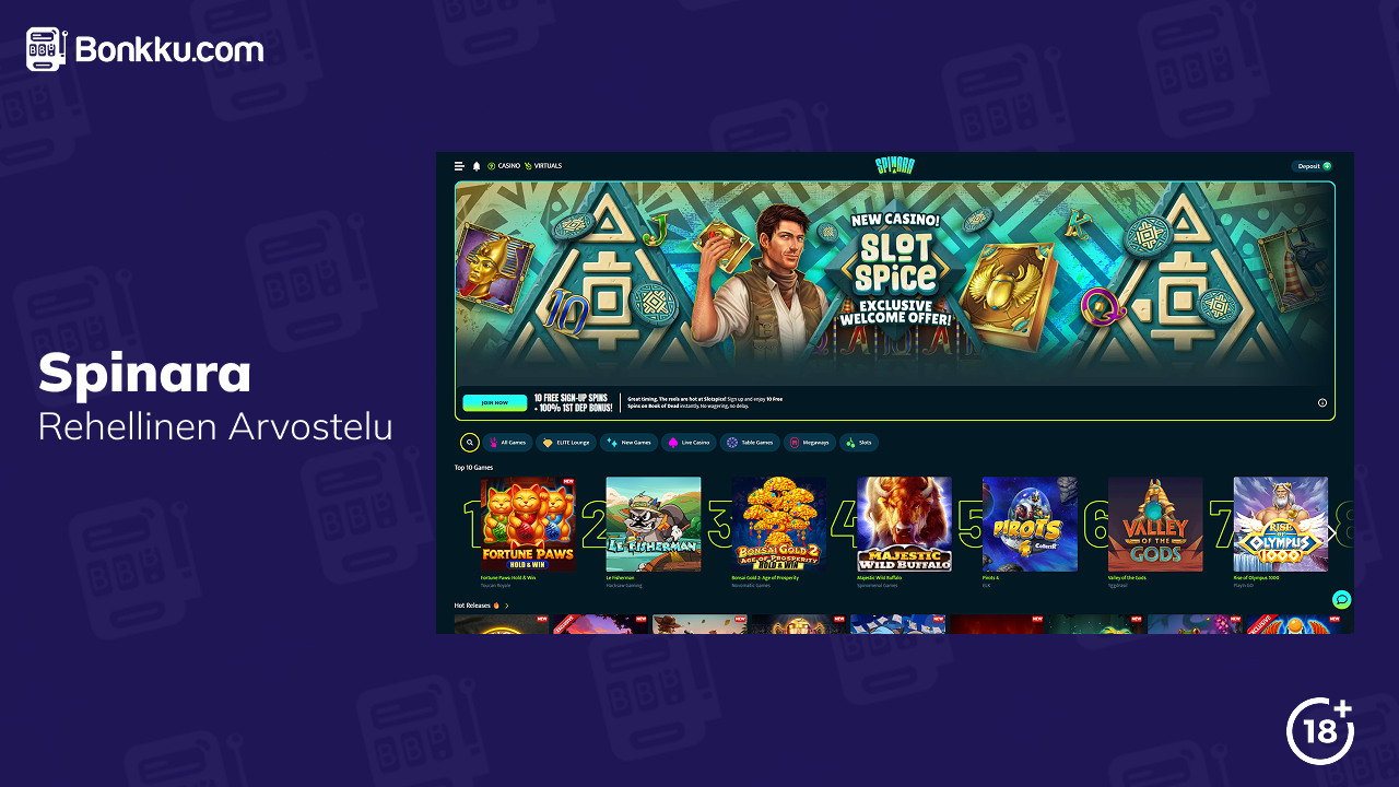 spinara casino arvostelu