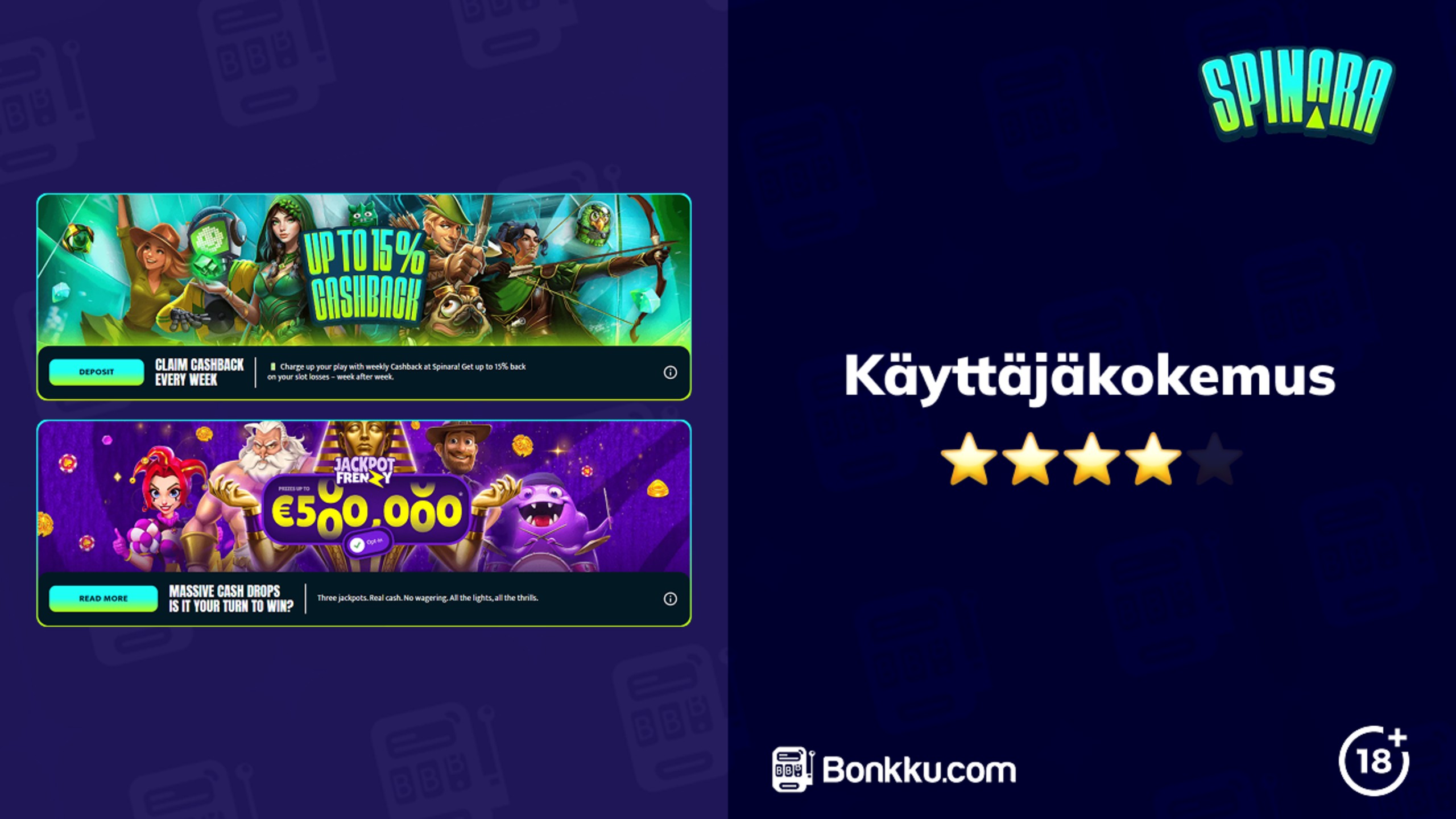 spinara casino kayttajakokemus