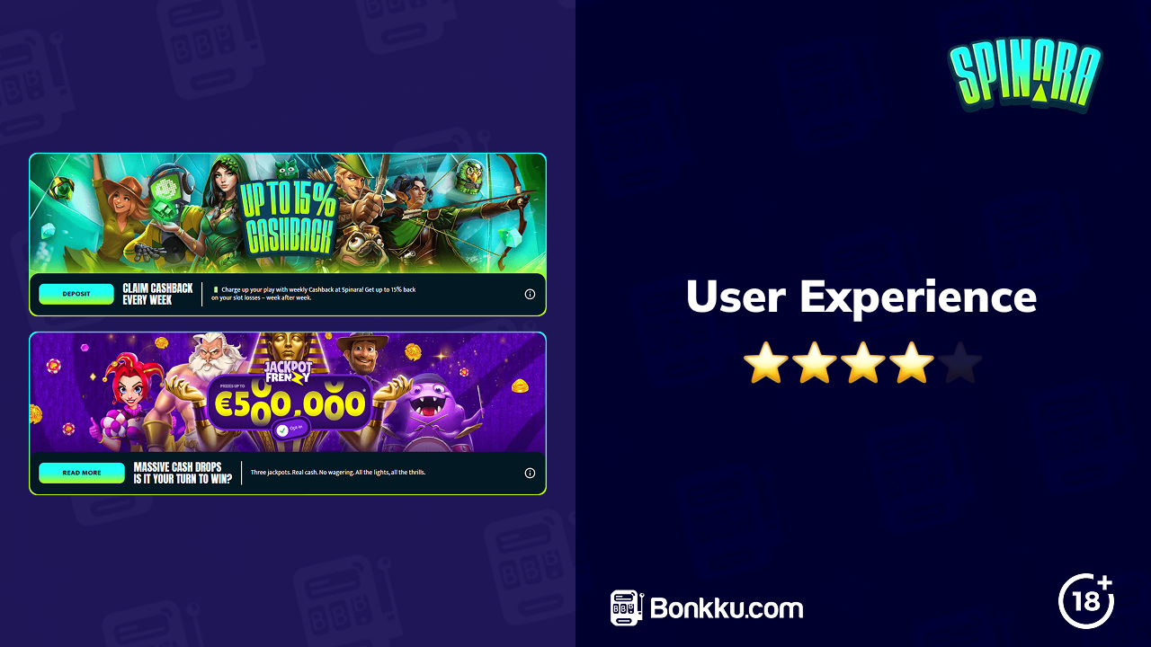 spinara casino user experience