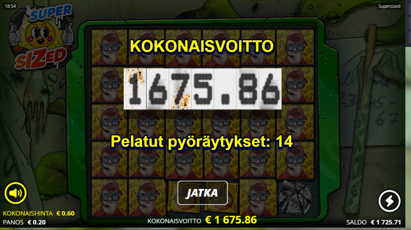 Big wins screenshot