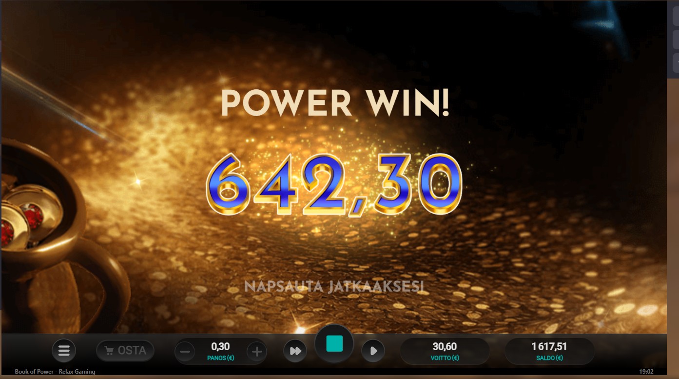 Big wins screenshot