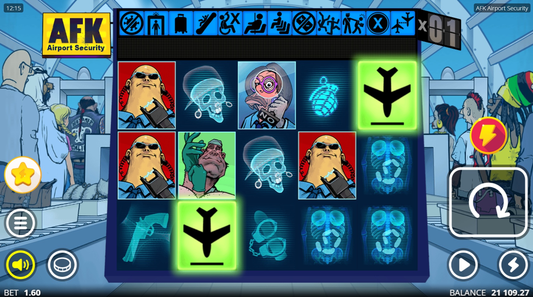 afk airport security slot