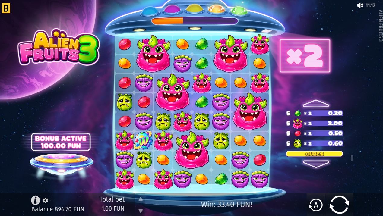 alien fruits 3 bonus