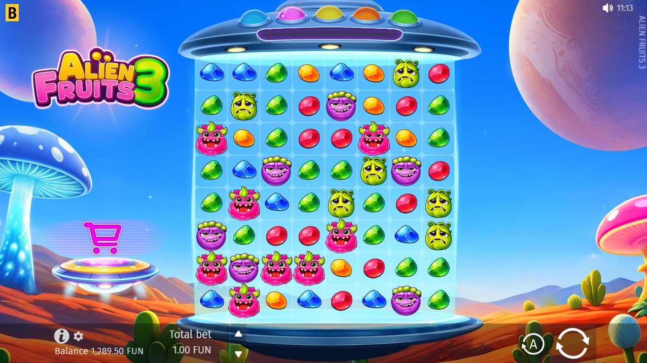 alien fruits 3 slot