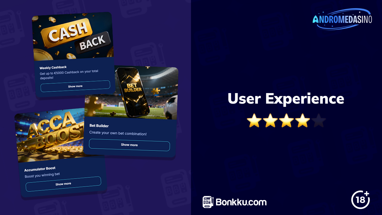 andromedasino user experience