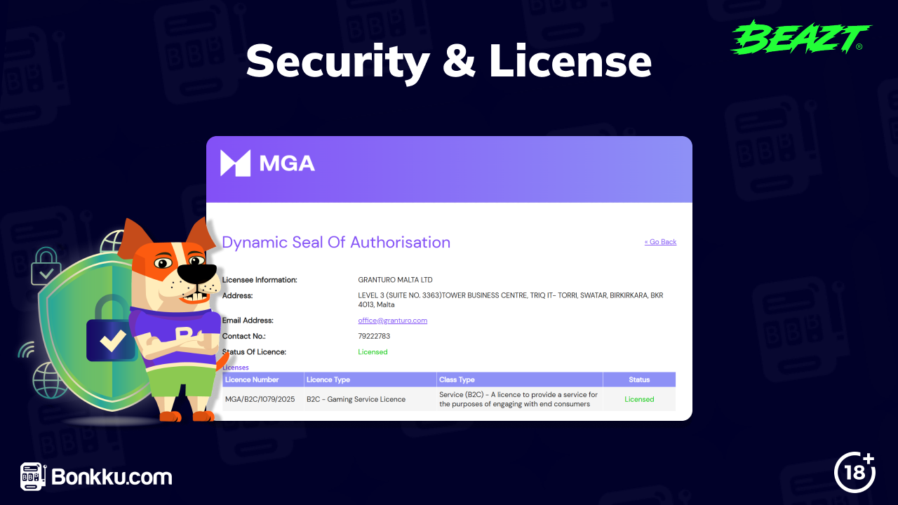 beazt casino license