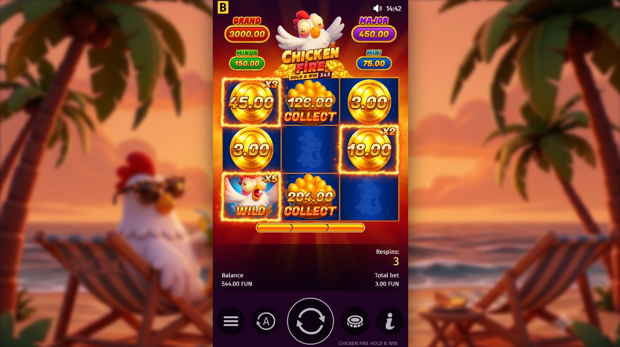 chicken fire bonus