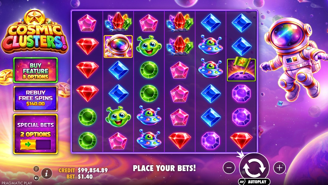 cosmic clusters slot
