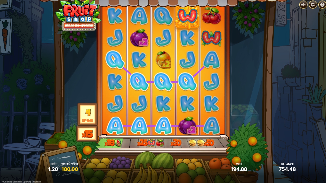 fruit shop grand re opening bonus
