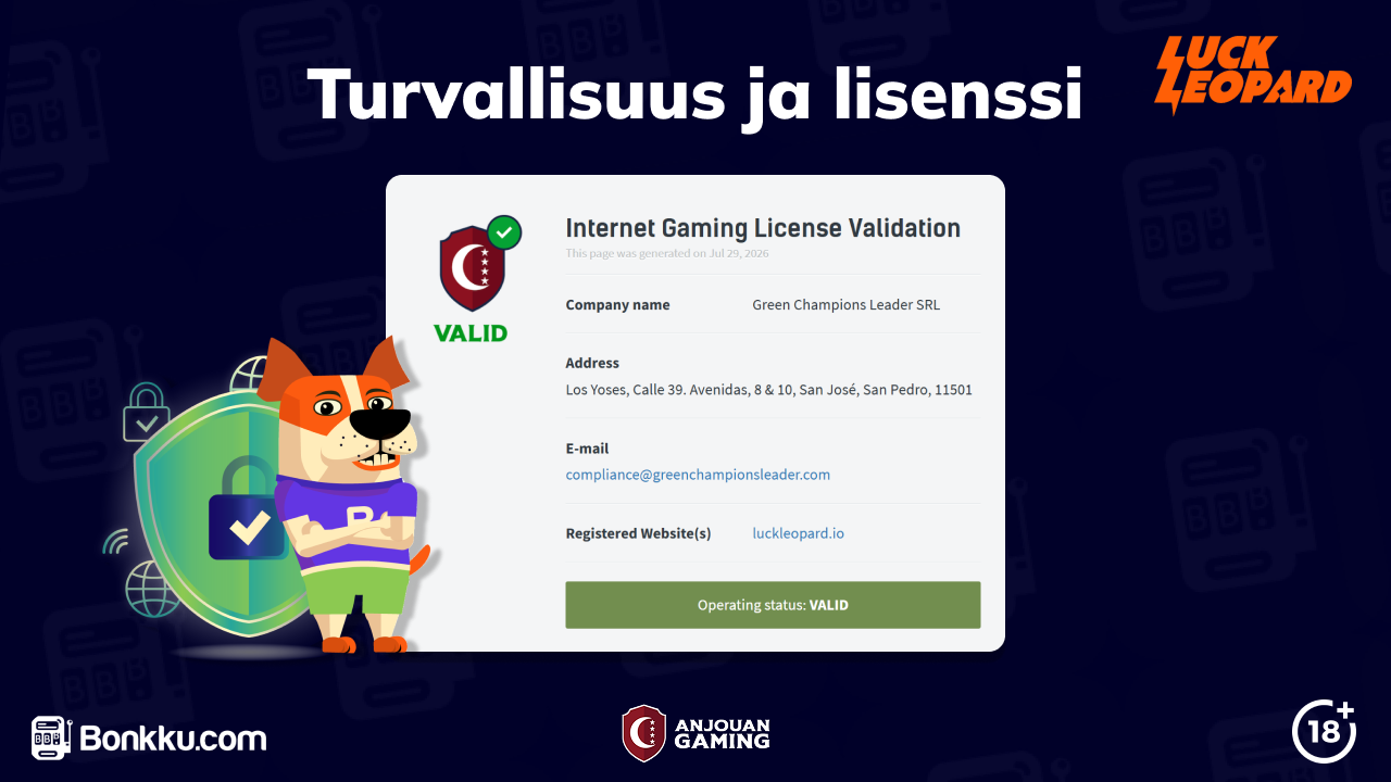 luckleopard casino lisenssi