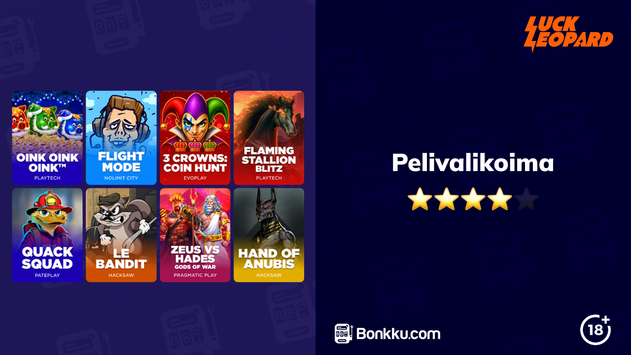luckleopard casino pelivalikoima