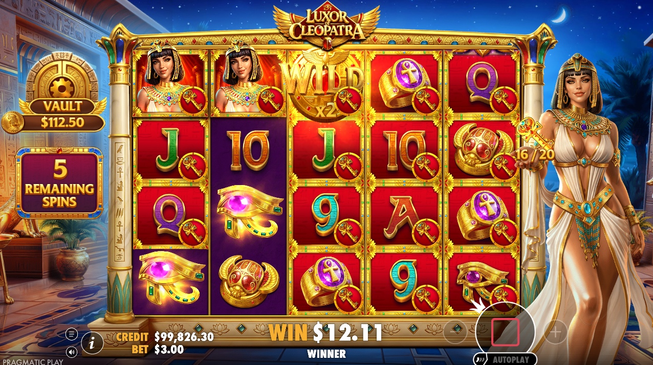 luxor of cleopatra bonus