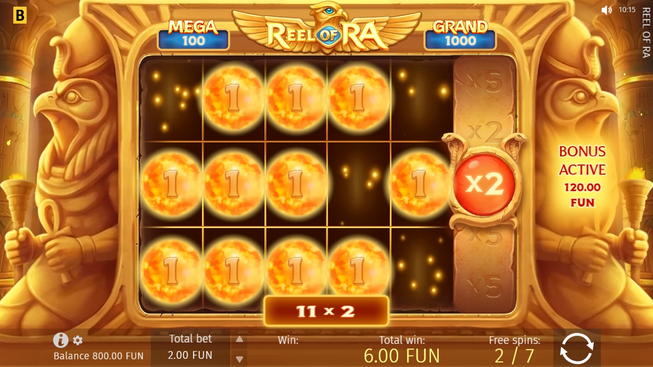 reel of ra bonus