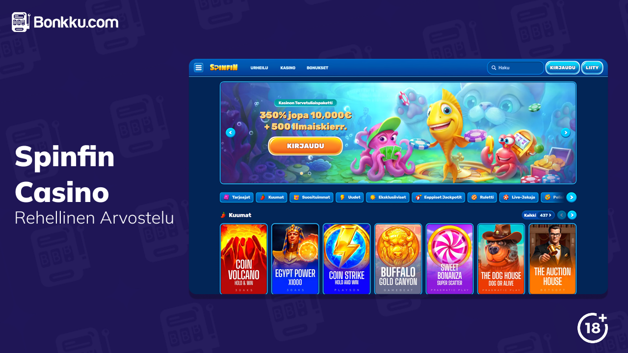 spinfin casino arvostelu