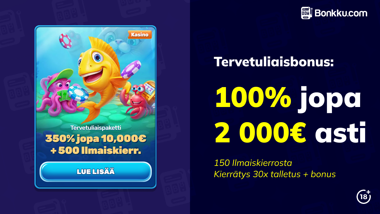 spinfin casino tervetuliaisbonus