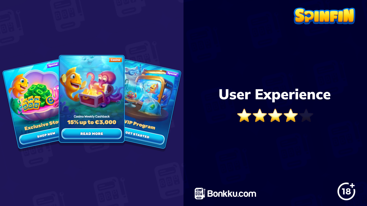 spinfin casino user experience