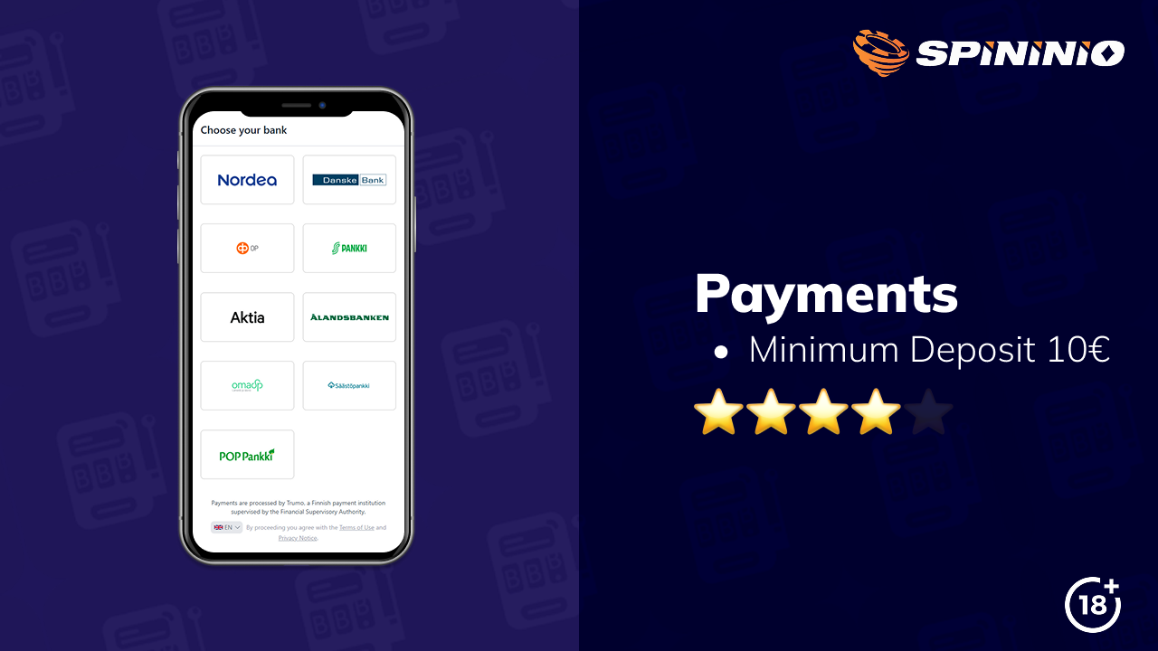 spininio casino payments