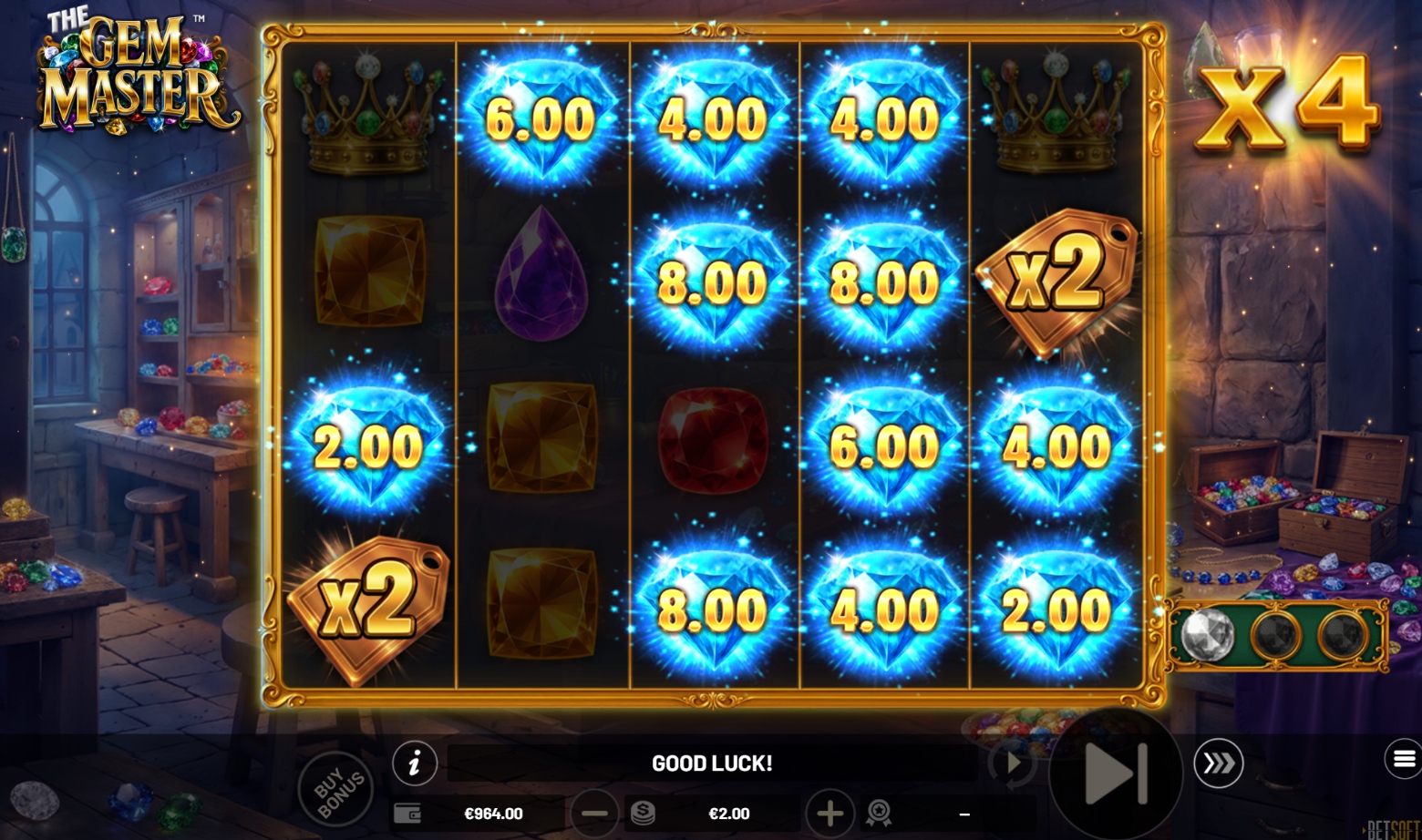 the gem master bonus