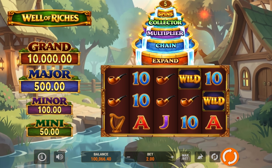 well of riches slot