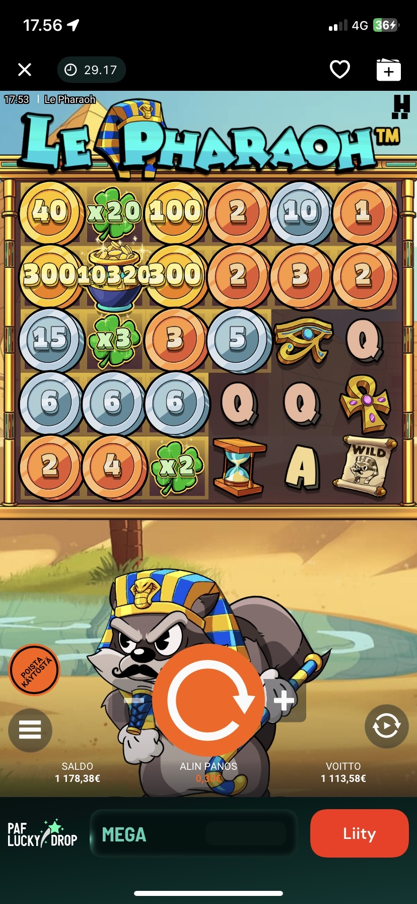 Big wins screenshot