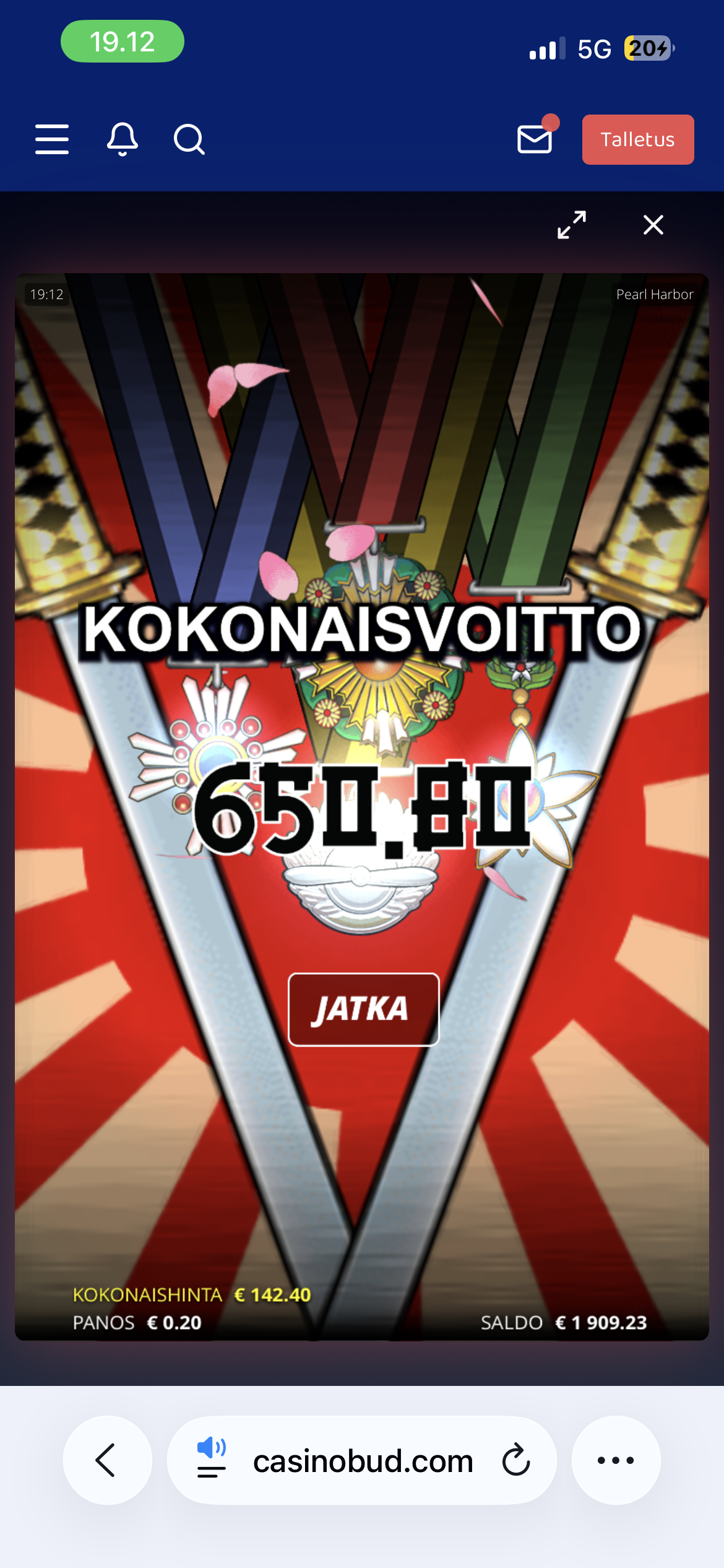 Big wins screenshot