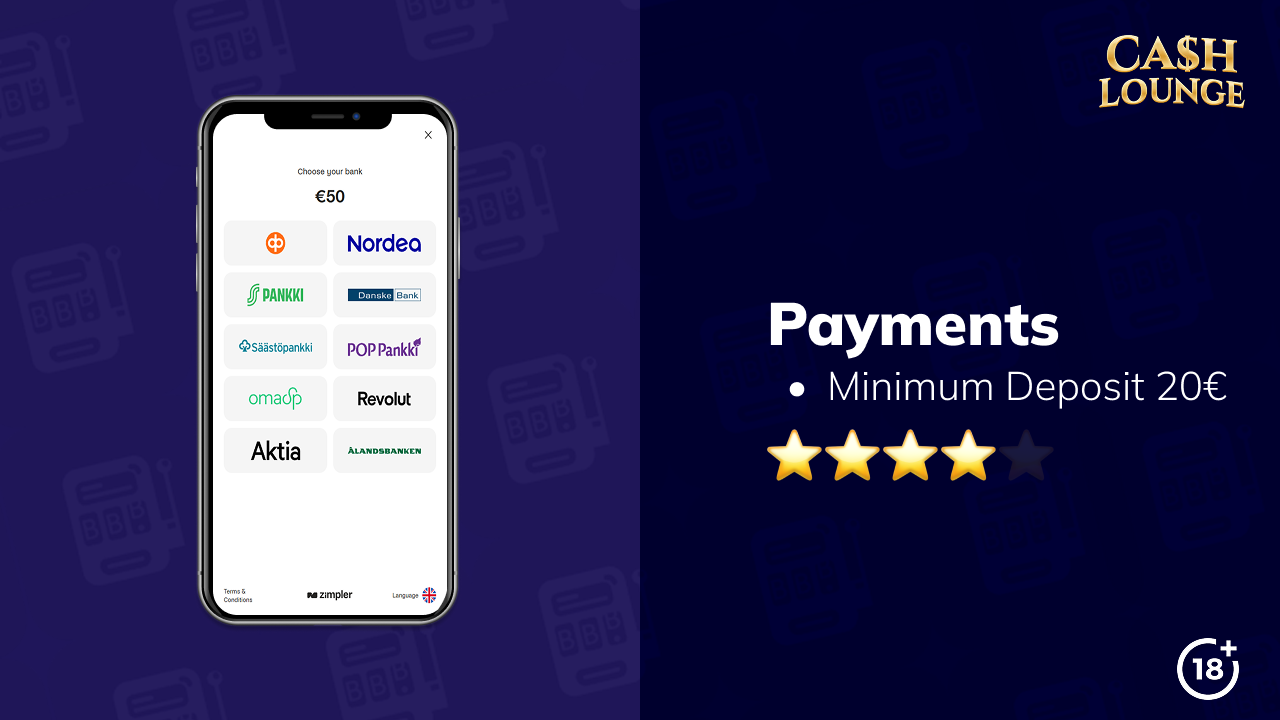 cashlounge casino payments