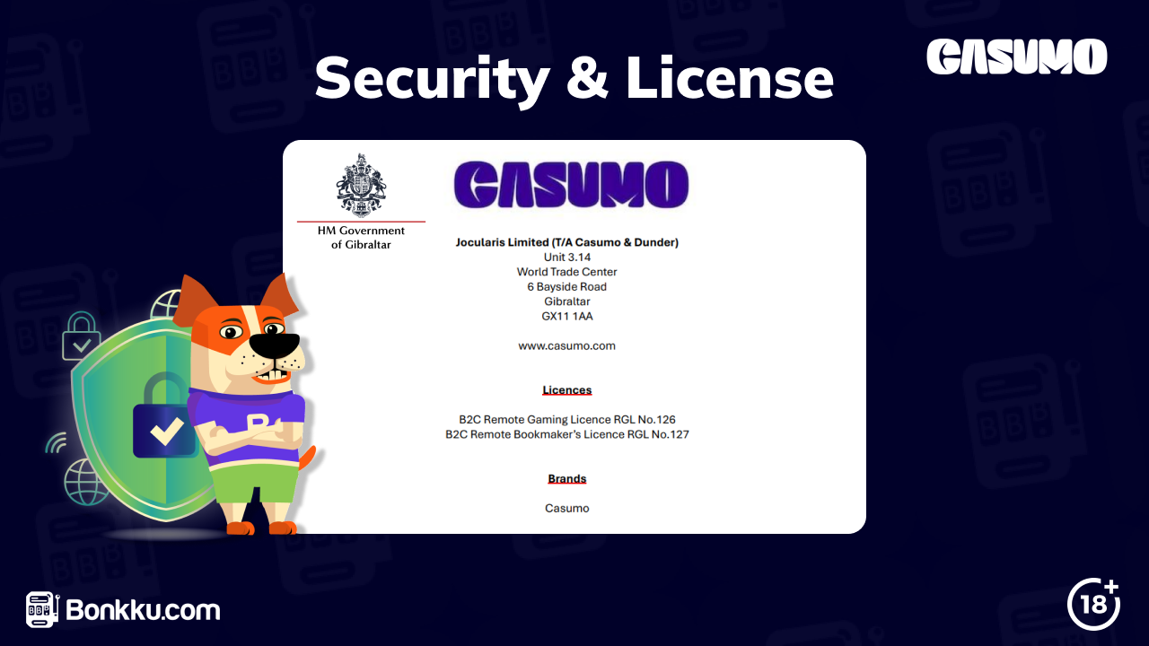 casumo casino license