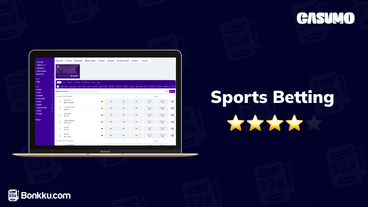 casumo casino sports betting