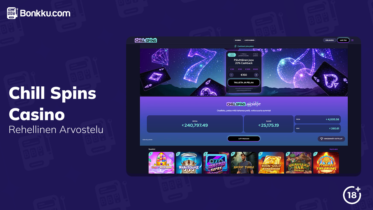 chill spins casino arvostelu