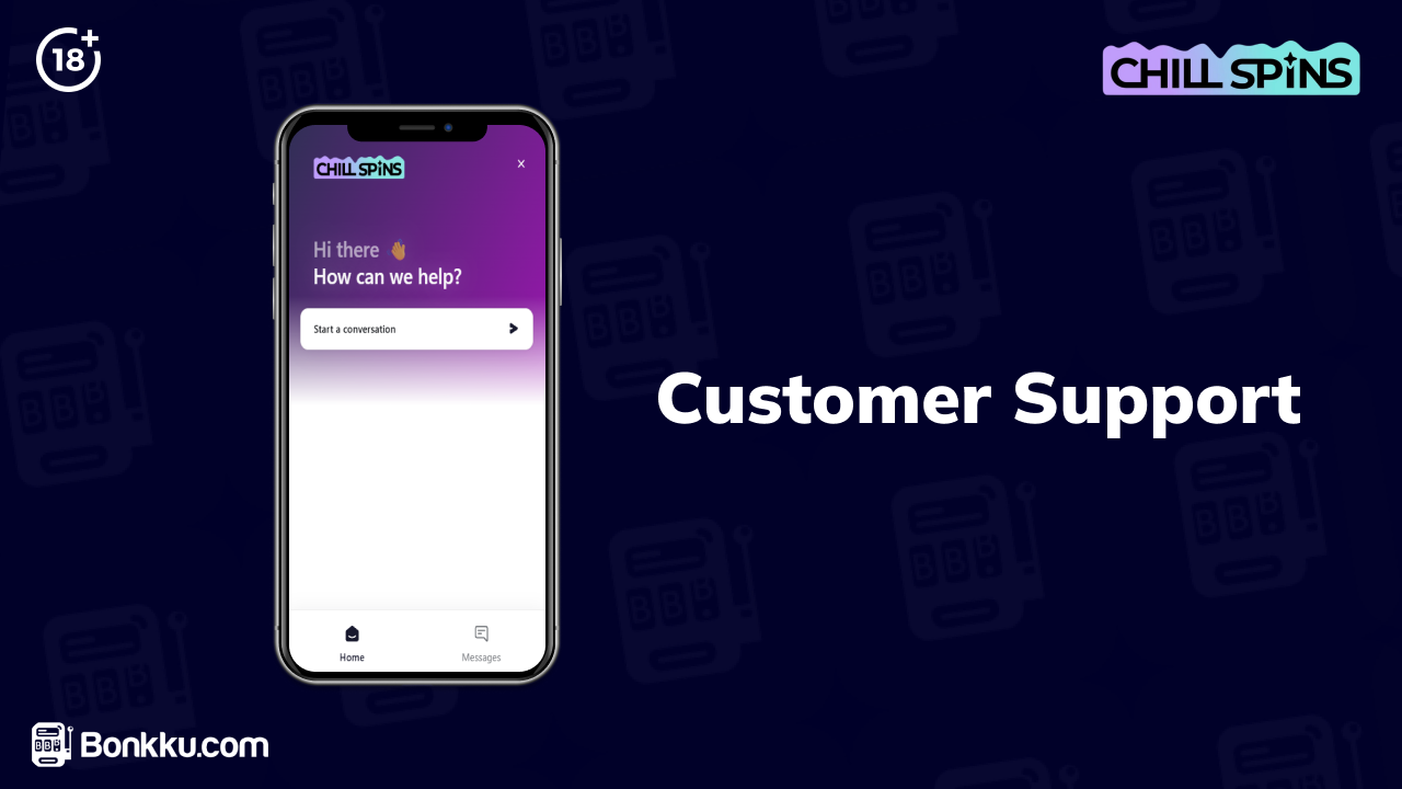 chill spins casino customer support