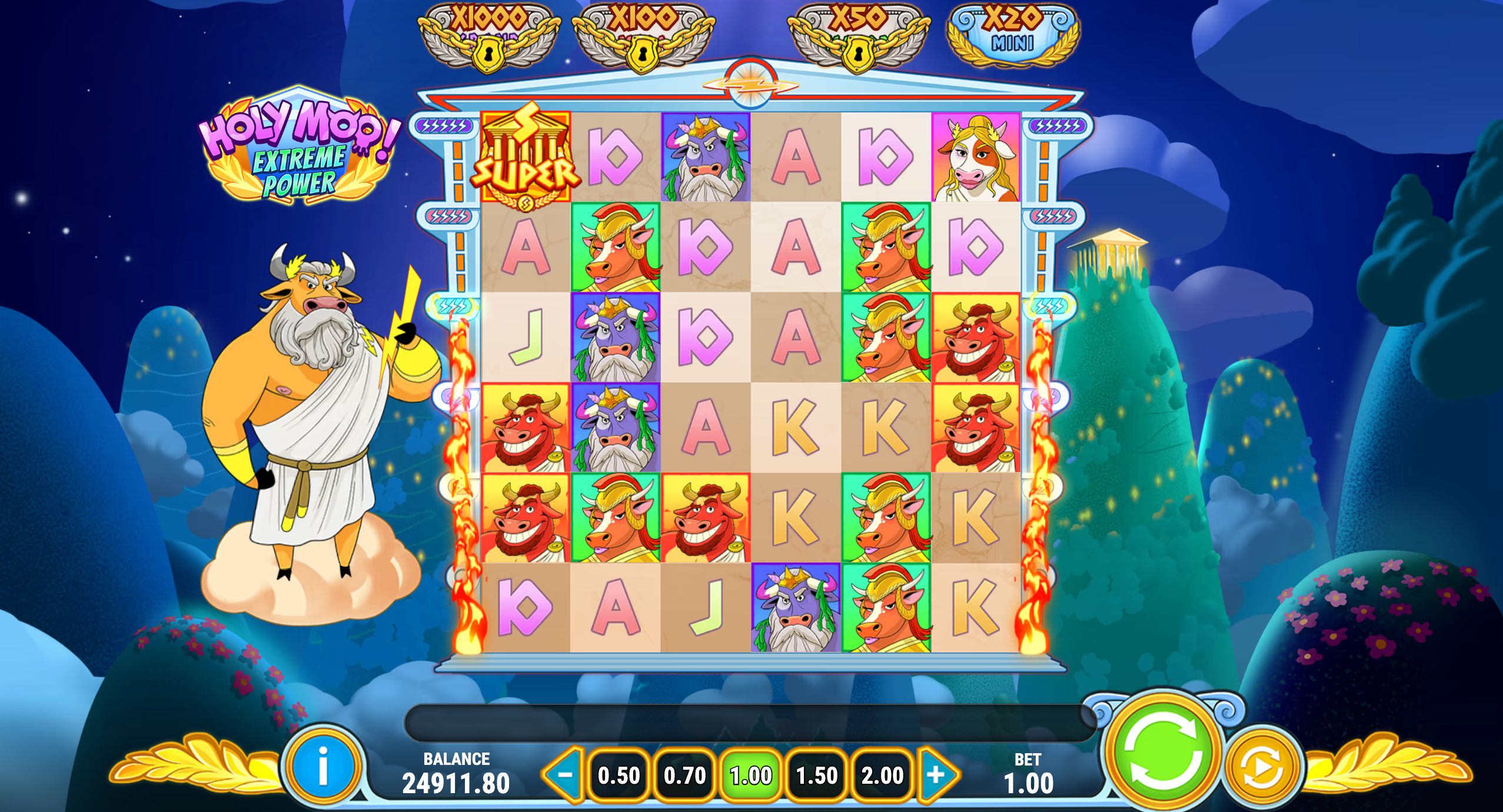 holy moo extreme power bonus