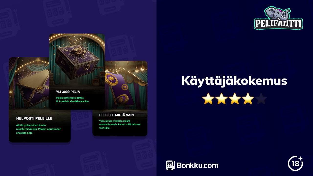 pelifantti casino käyttäjäkokemus