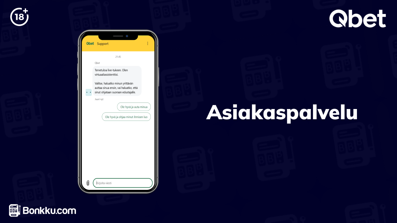 qbet kasino asiakaspalvelu