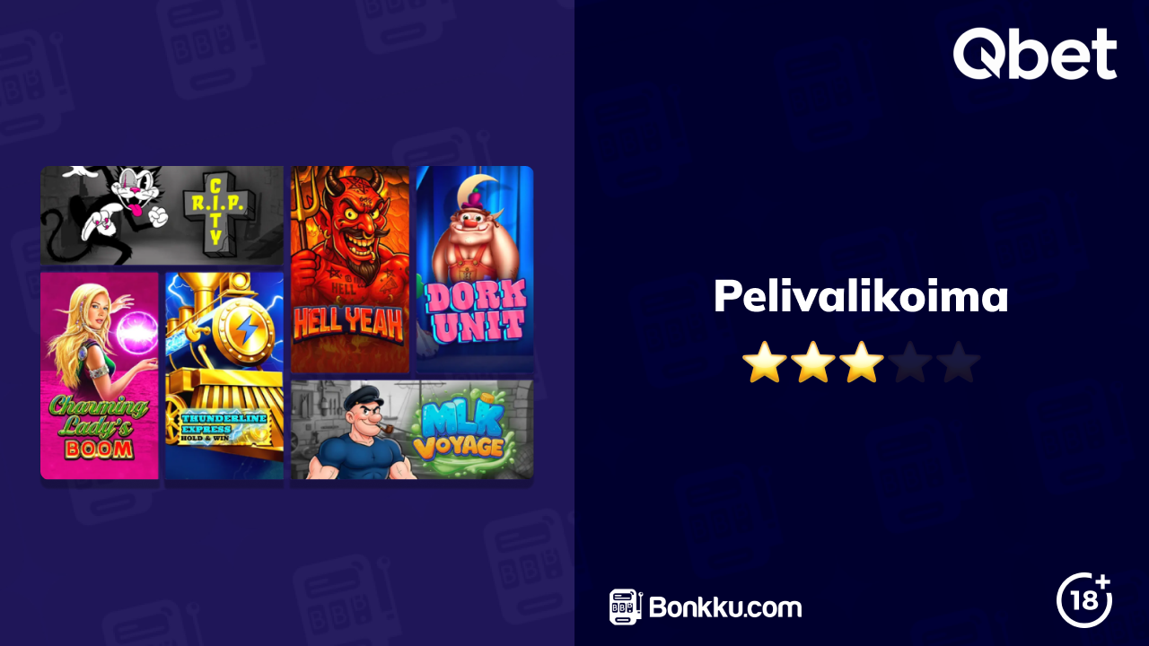 qbet kasino pelivalikoima