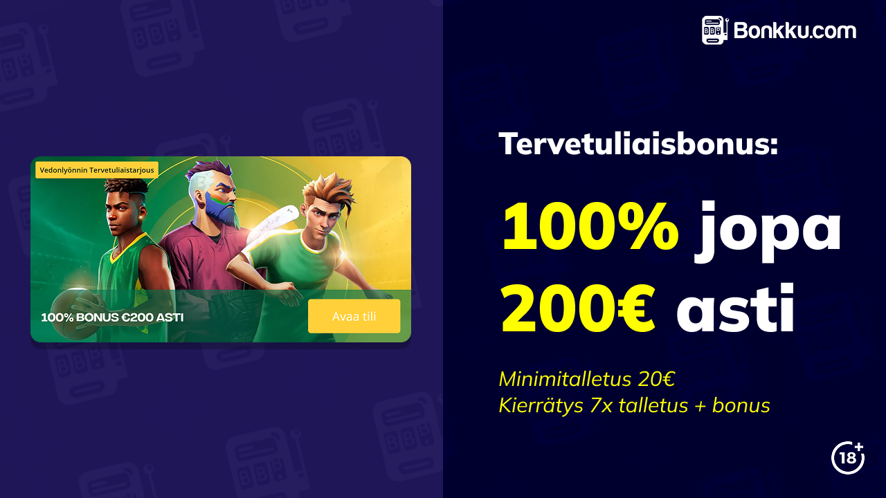 qbet kasino urheilu tervetuliaisbonus