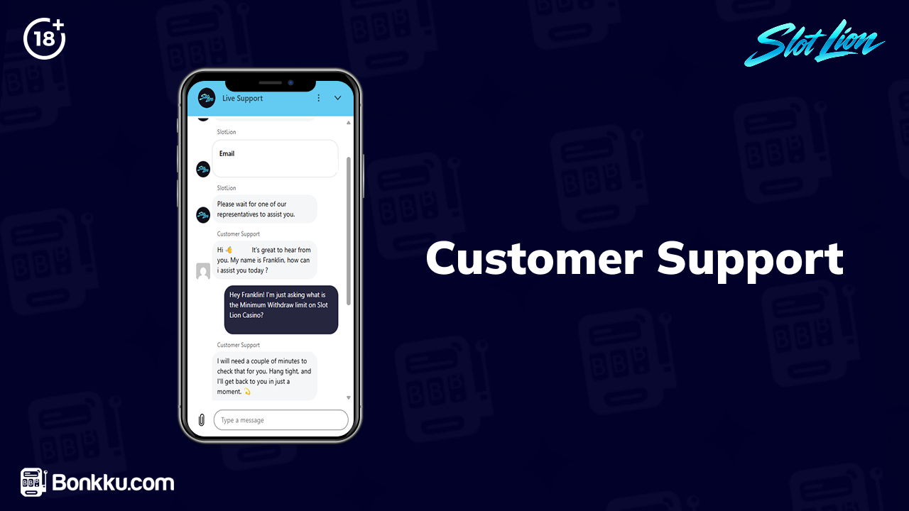 slot lion casino customer support