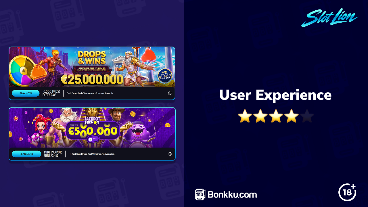slot lion casino user experience