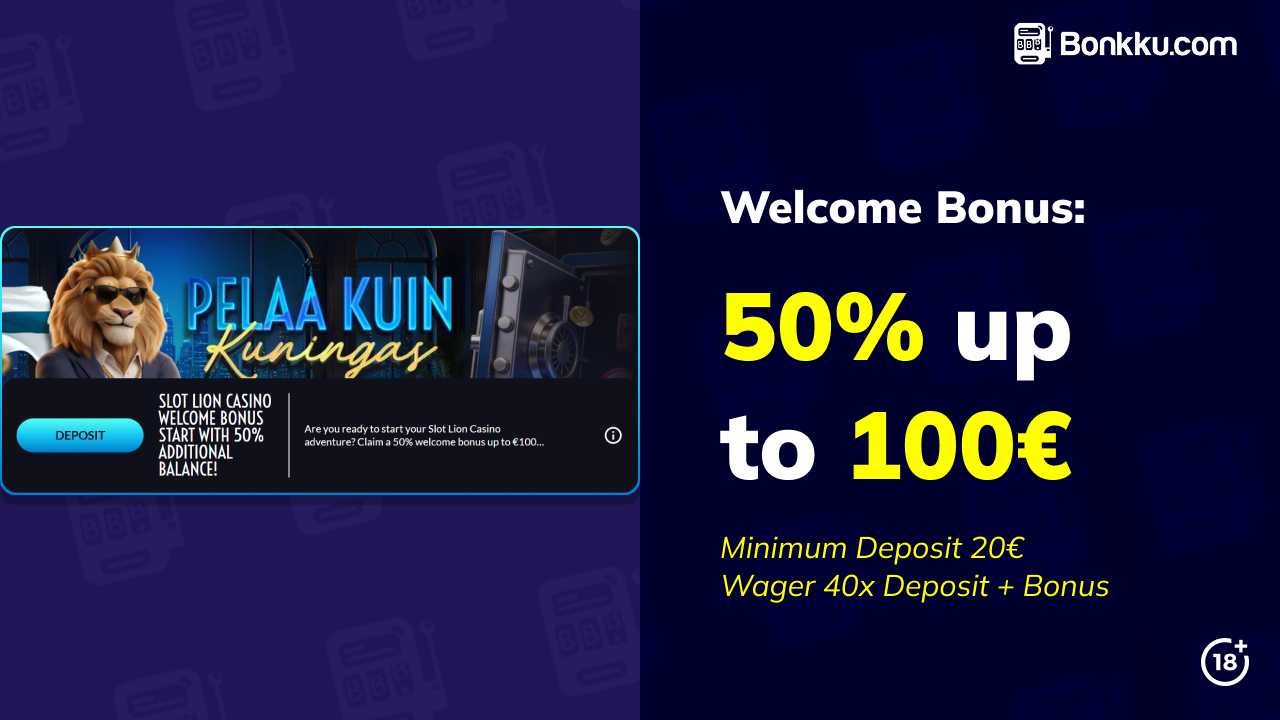 slot lion casino welcome bonus