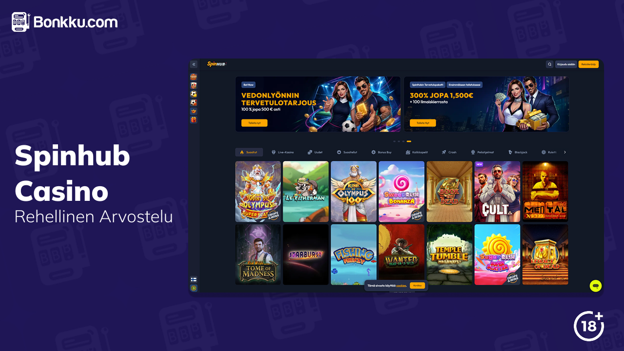 spinhub casino arvostelu
