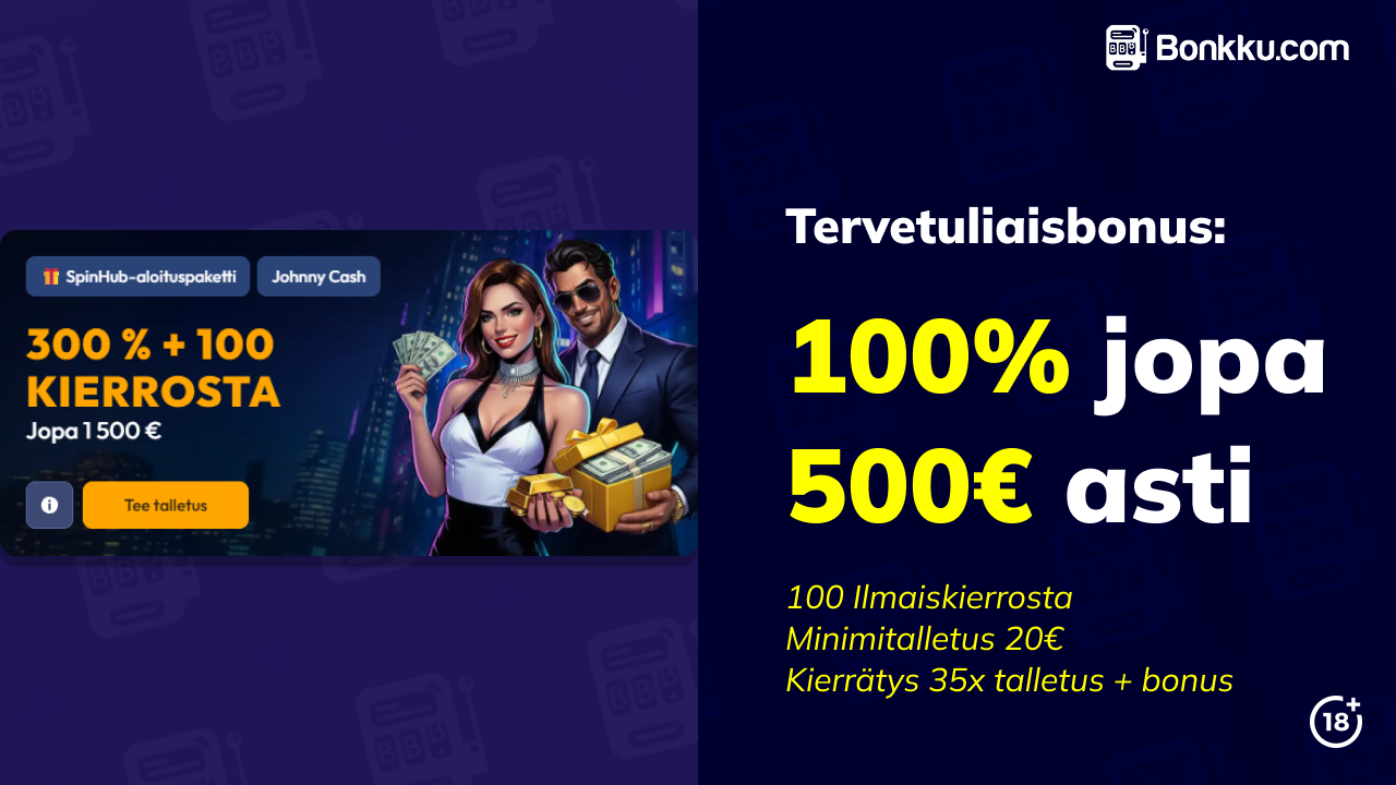 spinhub casino tervetuliaisbonus