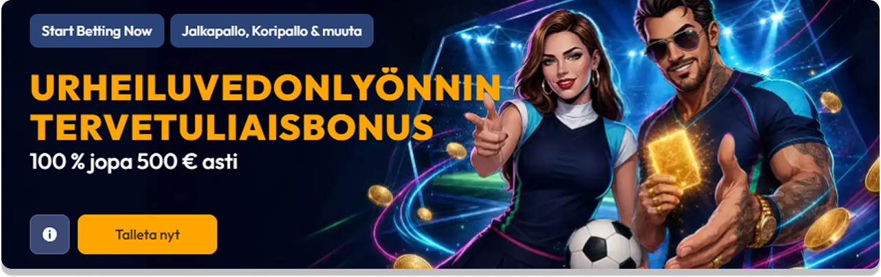 spinhub casino urheilun tervetuliaisbonus