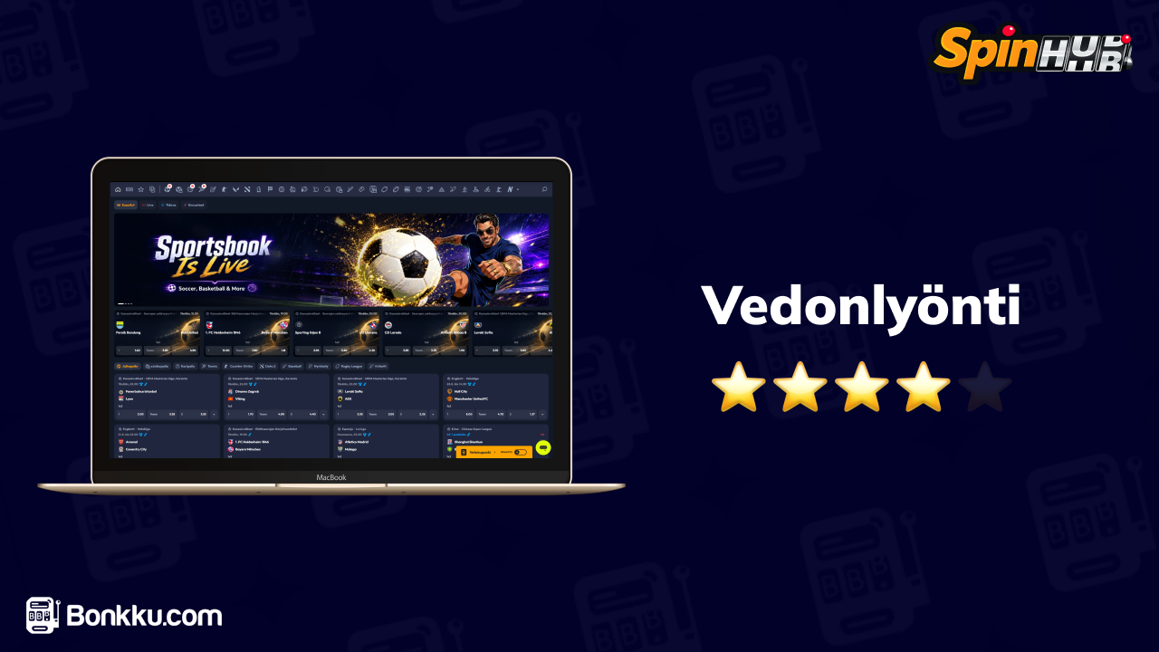 spinhub casino vedonlyönti