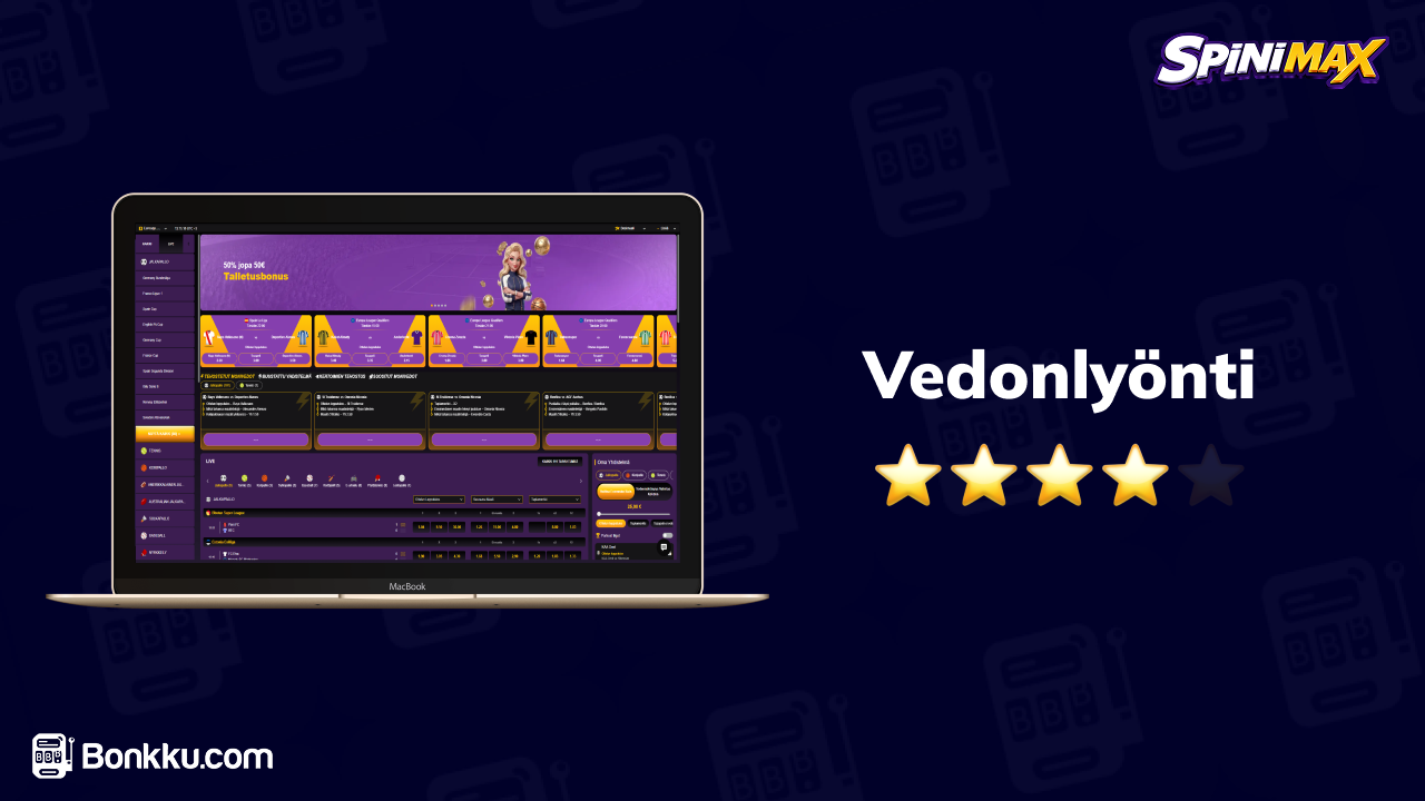 spinimax casino vedonlyönti