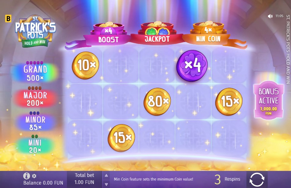 st patricks pots bonus